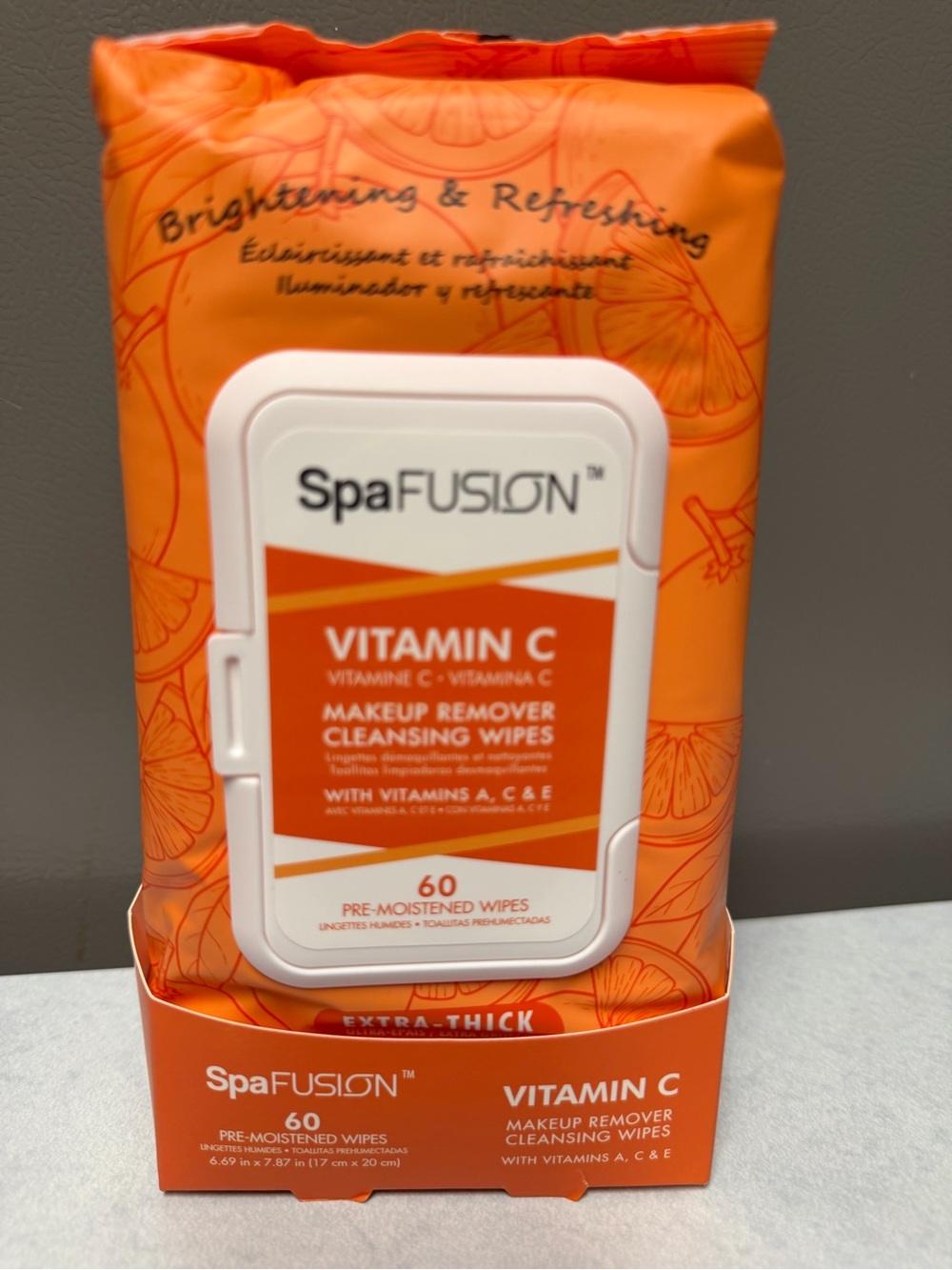 Vitamin C Makeup Remover Cleansing Wipes — Orange